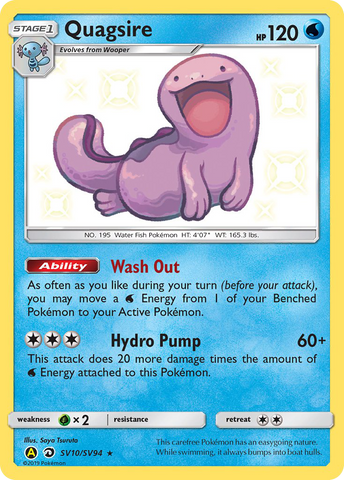 Quagsire (SV10/SV94) [Sol y Luna: Destinos Ocultos - Bóveda Brillante] 