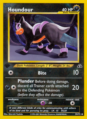 Houndour (39/75) [Neo Discovery 1.ª edición] 
