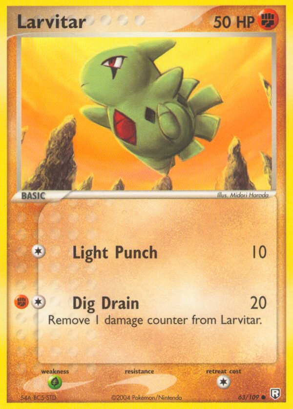 Larvitar (63/109) [EX: El regreso del Equipo Rocket] 