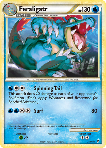 Feraligatr (25/95) [HeartGold y SoulSilver: Call of Legends] 