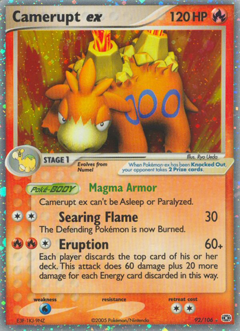 Camerupt ex (92/106) [EX: Esmeralda] 