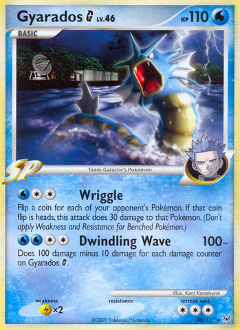 Gyarados G (30/127) [Platino: Conjunto básico] 