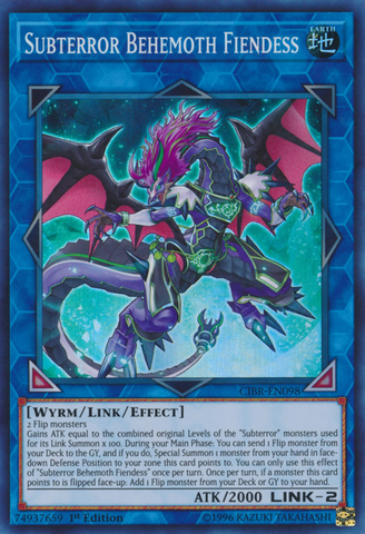 Subterror Behemoth Fiendess [CIBR-EN098] Súper Raro 