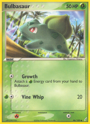 Bulbasaur (46/100) [EX: Guardianes de Cristal] 