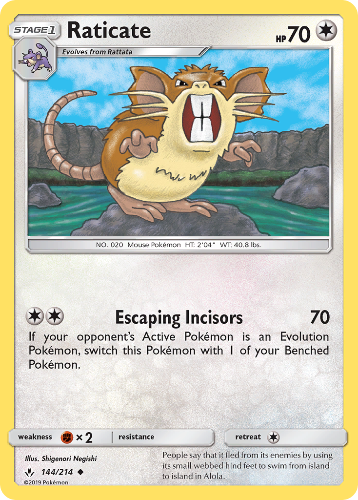 Raticate (144/214) [Sol y Luna: Vínculos inquebrantables] 