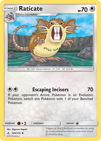 Raticate (144/214) [Sol y Luna: Vínculos inquebrantables] 