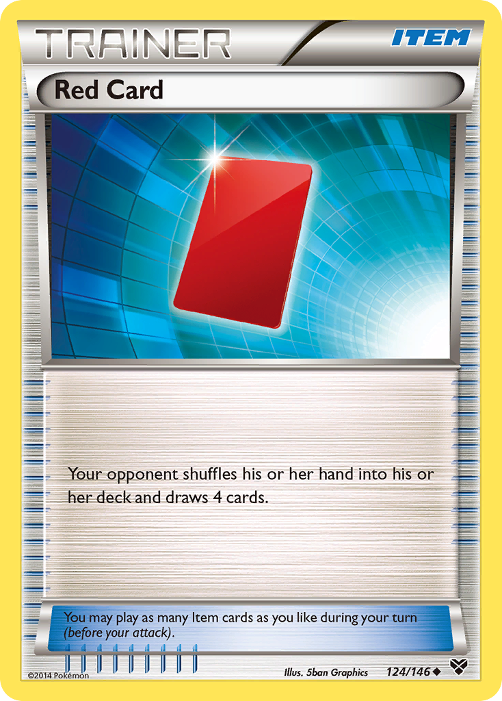 Tarjeta roja (124/146) [XY: Conjunto básico] 