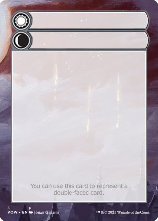 Tarjeta de ayuda (5/9) [Innistrad: fichas de voto carmesí] 