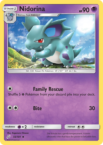 Nidorina (55/181) [Sol y Luna: Equipo] 