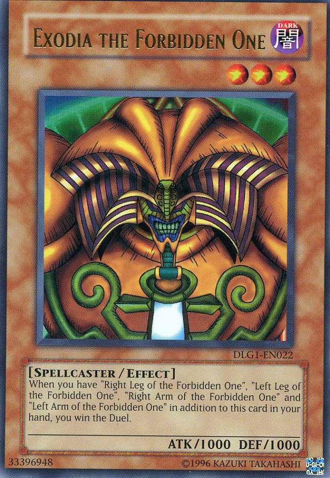 Exodia el Prohibido [DLG1-EN022] Ultra raro 