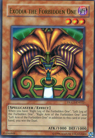Exodia el Prohibido [DLG1-EN022] Ultra raro 