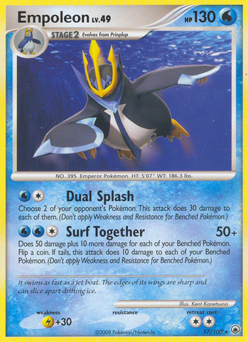 Empoleon (17/100) [Diamante y Perla: Amanecer majestuoso] 