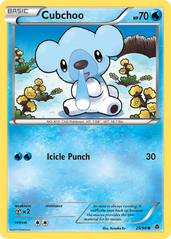 Cubchoo (29/98) [Blanco y negro: poderes emergentes] 