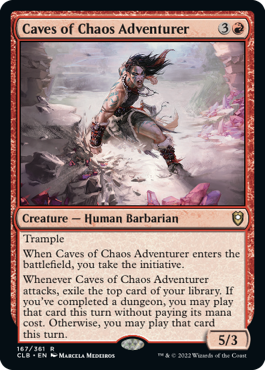 Aventurero de las Cuevas del Caos [Commander Legends: Batalla por Baldur's Gate] 