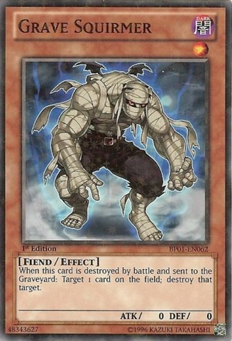 Grave Squirmer [BP01-EN062] Starfoil Raro 