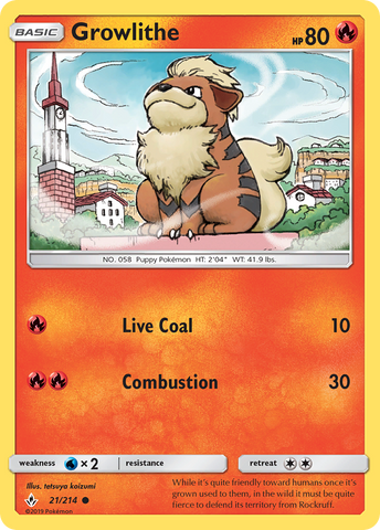 Growlithe (21/214) [Sol y Luna: Vínculos inquebrantables] 