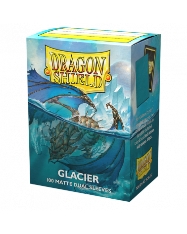 Dragon Shield Sleeves - Glacier Matte Dual (100 protectores)