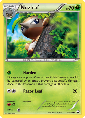Nuzleaf (10/114) [XY: Asedio de vapor] 