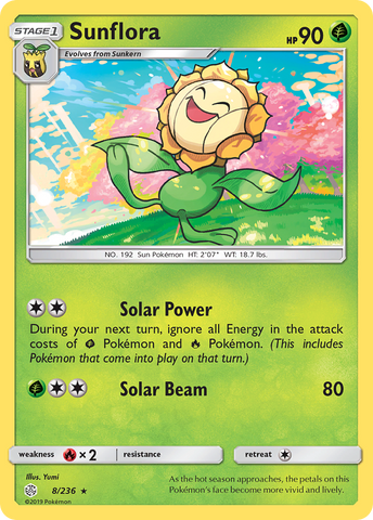 Sunflora (8/236) [Sol y Luna: Eclipse cósmico] 