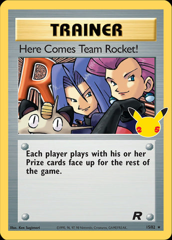 ¡Aquí viene el Equipo Rocket! (15/82) [Celebraciones: 25 Aniversario - Colección Clásica] 
