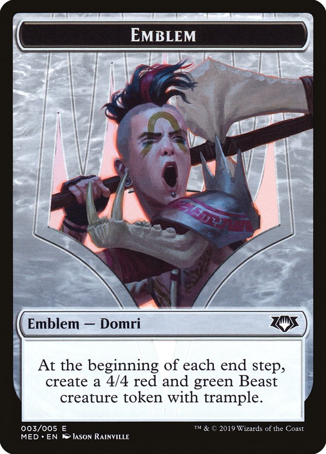 Domri, emblema portador del caos [Fichas de edición mítica] 