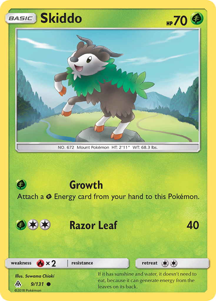 Skiddo (9/131) [Sol y Luna: Luz Prohibida] 