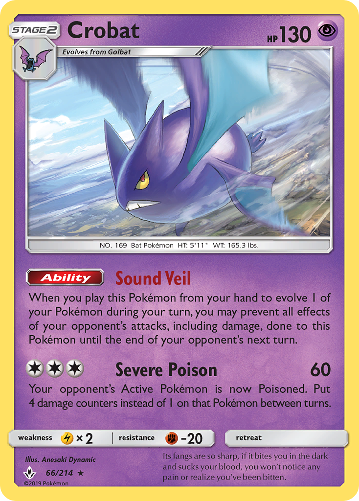 Crobat (66/214) [Sol y Luna: Vínculos inquebrantables] 