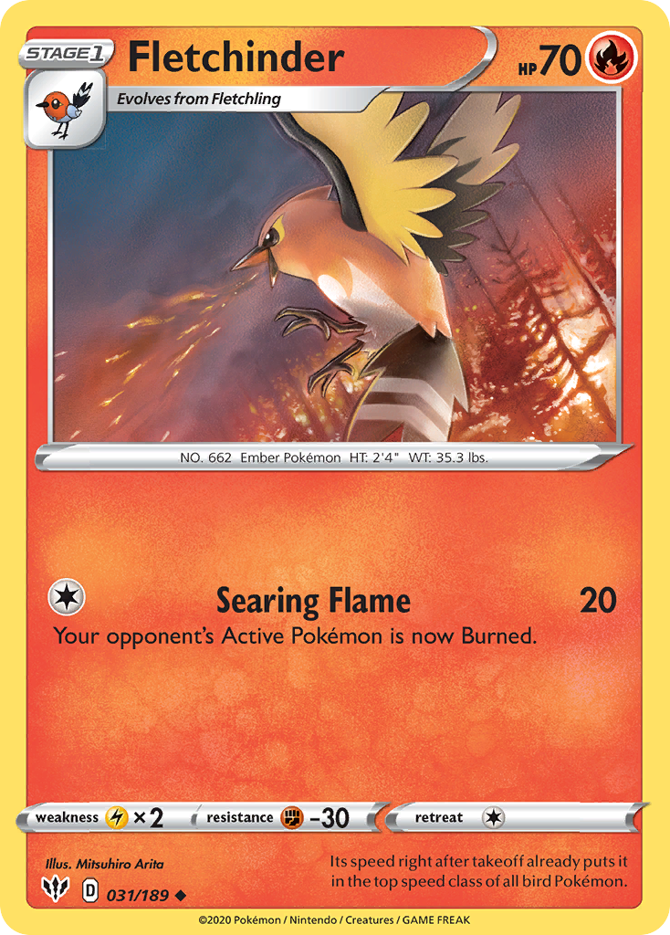 Fletchinder (031/189) [Espada y escudo: Oscuridad en llamas] 