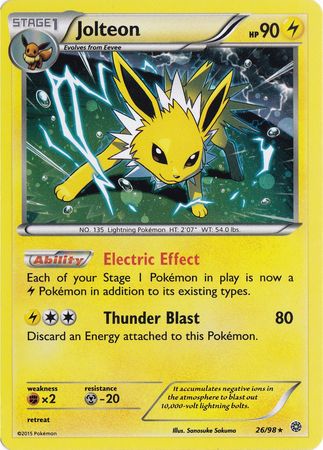 Jolteon (26/98) (Cosmos Holo) [XY: Orígenes antiguos] 