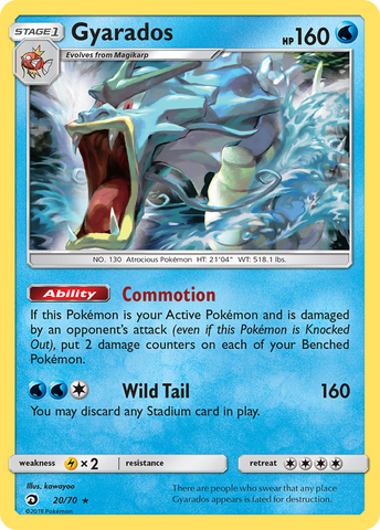 Gyarados (20/70) [Sol y Luna: Majestad del Dragón] 