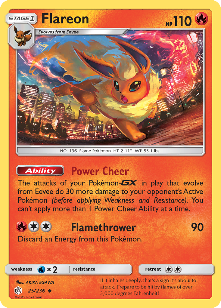 Flareon (25/236) [Sol y Luna: Eclipse cósmico] 