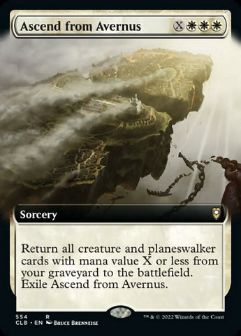 Ascender desde el Averno (arte extendido) [Commander Legends: Battle for Baldur's Gate] 