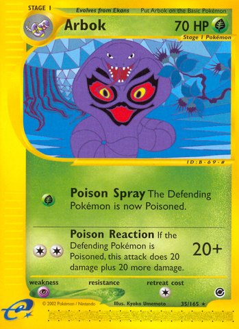 Arbok (35/165) [Expedición: Conjunto básico] 
