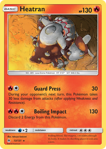 Heatran (13/131) [Sol y Luna: Luz Prohibida] 