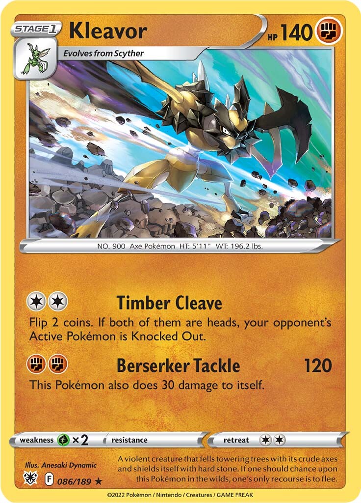 Kleavor (086/189) [Espada y escudo: Resplandor astral] 