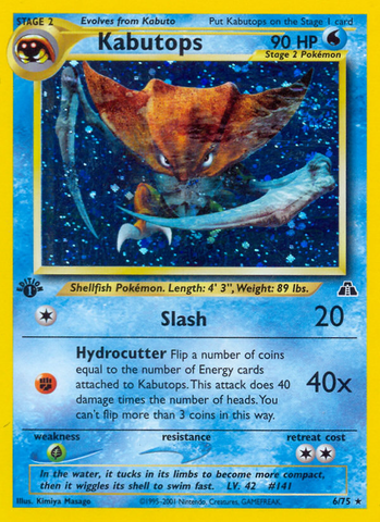 Kabutops (6/75) [Neo Discovery 1.ª edición] 