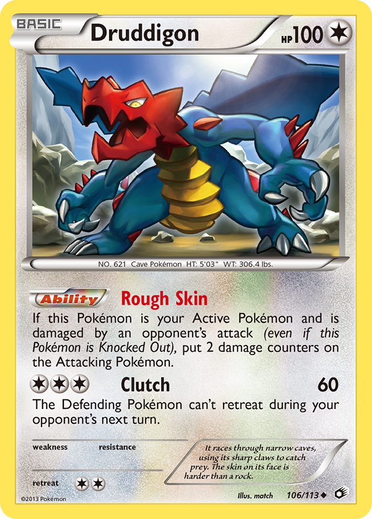Druddigon (106/113) [Blanco y negro: Tesoros legendarios] 