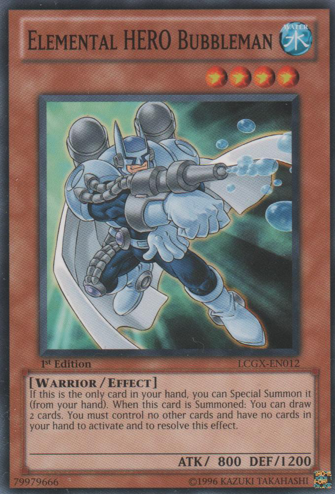 HÉROE Elemental Bubbleman [LCGX-EN012] Común 