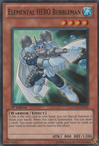 HÉROE Elemental Bubbleman [LCGX-EN012] Común 