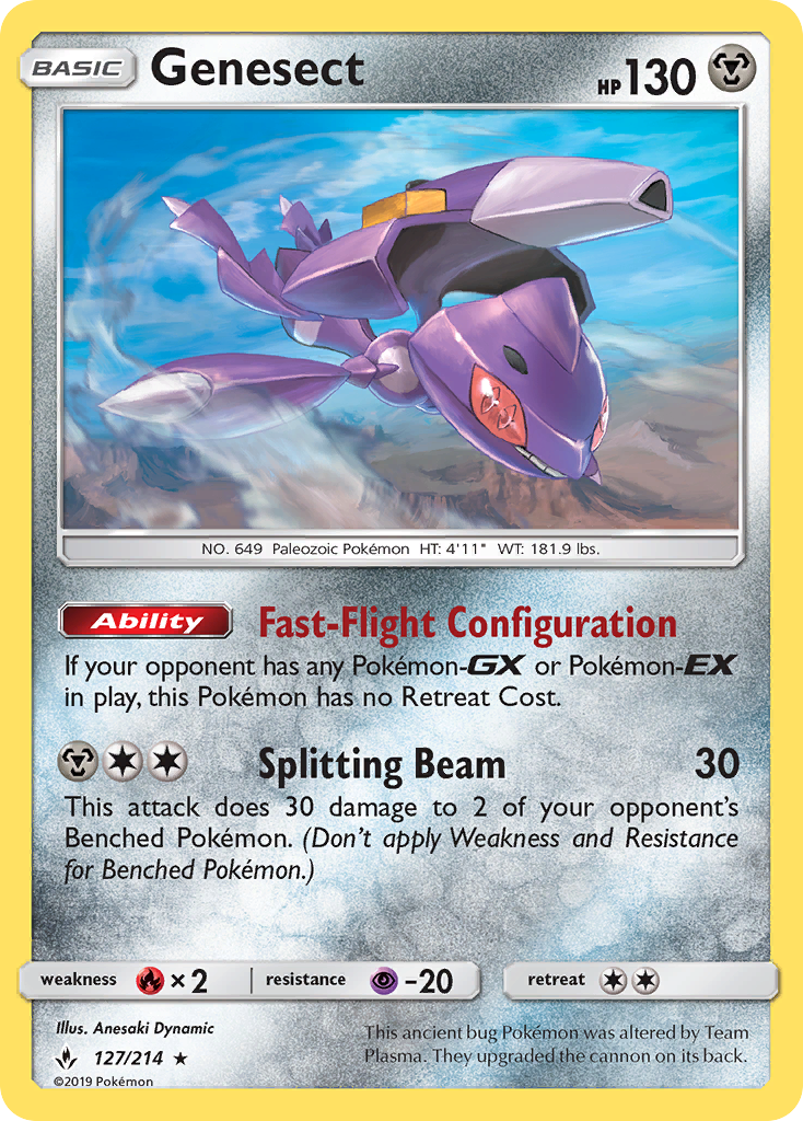 Genesect (127/214) [Sol y Luna: Vínculos inquebrantables] 