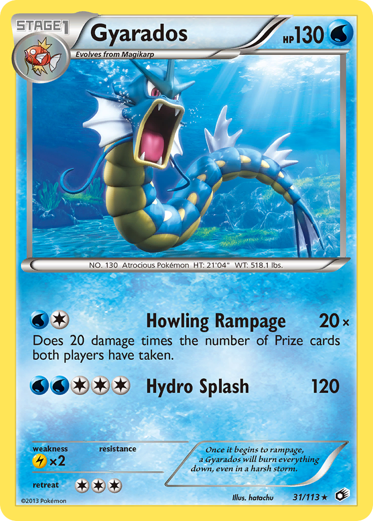 Gyarados (31/113) [Blanco y negro: Tesoros legendarios] 
