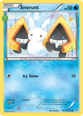 Snorunt (RC7/RC32) [XY: Generaciones] 