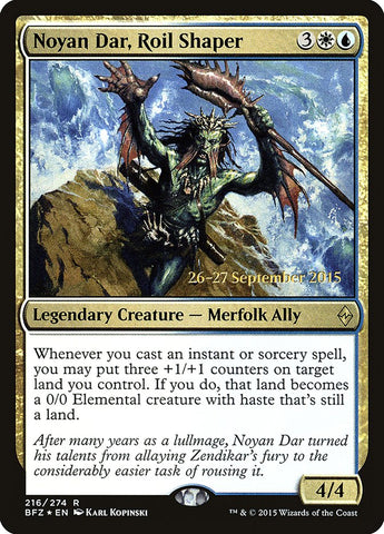 Noyan Dar, Roil Shaper [Promociones de presentación de Battle for Zendikar] 