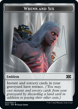 Wrenn y Six Emblem // Ficha de doble cara de Monje [Fichas Double Masters 2022] 
