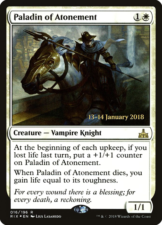 Paladín de la Expiación [Promociones de presentación de Rivales de Ixalan] 