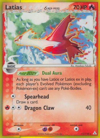 Latias (11/110) (Especie Delta) [EX: Holon Phantoms] 
