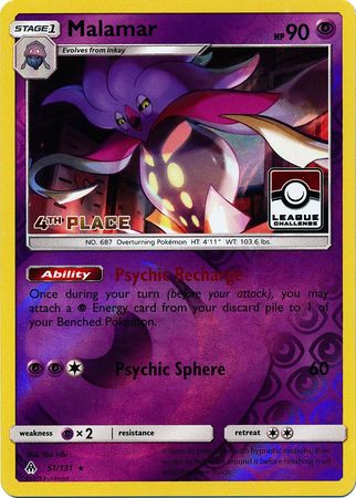 Malamar (51/131) (Promoción de Liga 4to Lugar) [Sol y Luna: Luz Prohibida] 