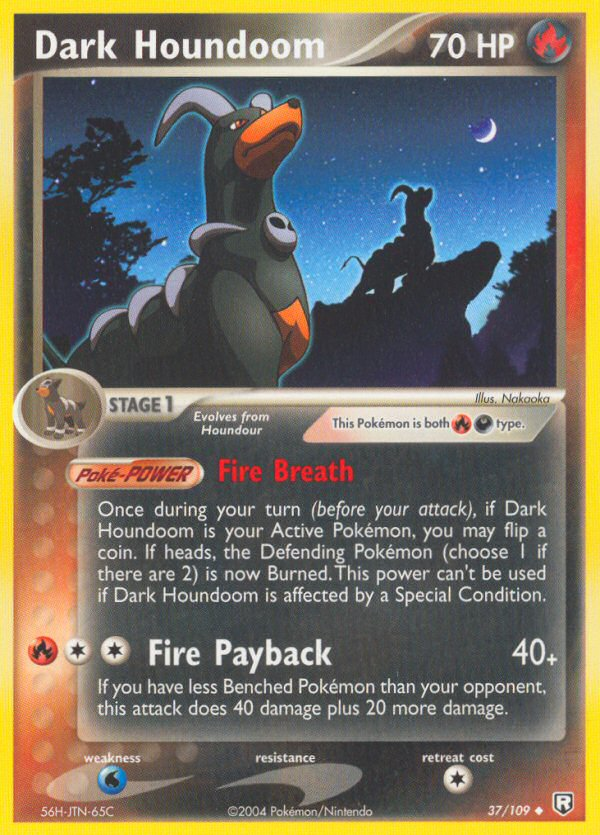 Dark Houndoom (37/109) [EX: El regreso del Team Rocket] 