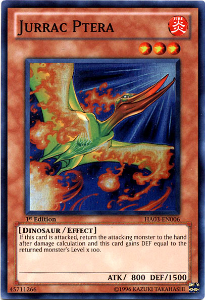 Jurrac Ptera [HA03-EN006] Súper Raro 