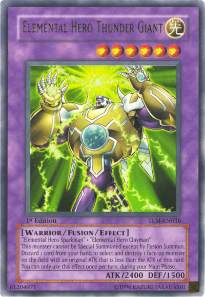 HÉROE Elemental Gigante Trueno [TLM-EN036] Ultra Raro 
